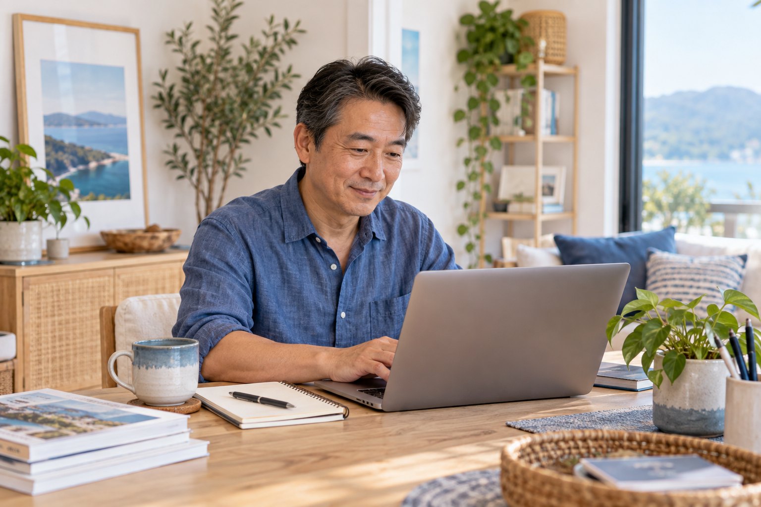 An owner updating their property guide